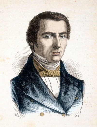 Claude Frederic Bastiat klassisk liberal teoretiker, politisk ekonom - Porträtt av Frederic Bastiat, Economiste (1801 - 1850) - i "" Les Contemporains", n.d. slutet av 1800-talet. av Unknown artist