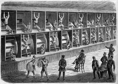 Coldbath Fields Prison - House of Correction i London - löpbandet - Coldbath Fields - London Gravyr 1868 av Unknown artist