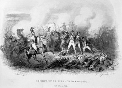 Slaget vid Fère-Champenoise (25 mars av Unknown artist