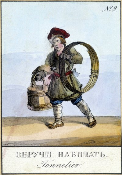 Connelier i Ryssland på 1800-talet. av Unknown artist
