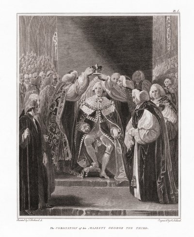 Kröning av kung George III av Storbritannien av Unknown artist