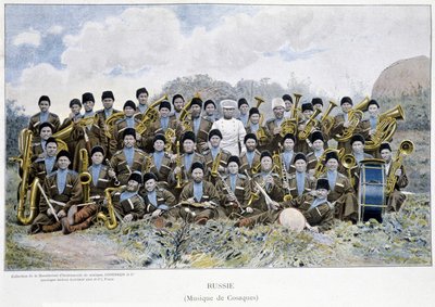 Kosackmusikband i Ryssland på 1800-talet. av Unknown artist