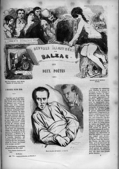 Omslag till romanen "" de två poeterna "" av Unknown artist