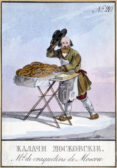 Knäckar från Moskva på 1800-talet. av Unknown artist