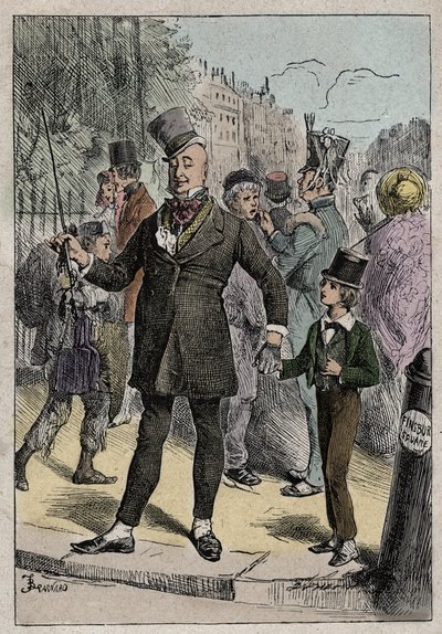 David Copperfield och Mr. Micawber, illustration från 