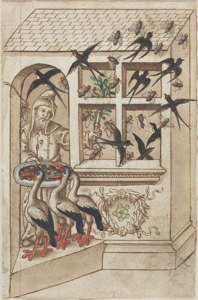 Ha inte svalor under samma tak [fol. 40 recto], ca 1512-1514 (penna och bläck) av Unknown Artist
