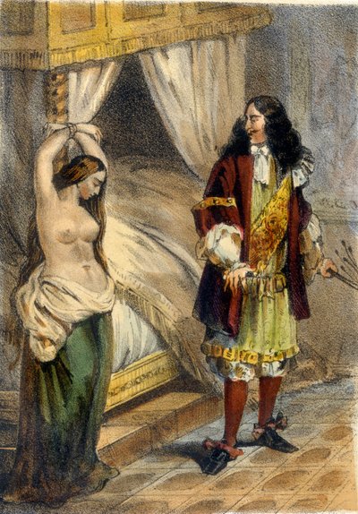 Donatien Alphonse Francois de Sade (1740-1814) mer känd som Marquis de Sade. Gravyr från början av 1800-talet. av Unknown artist