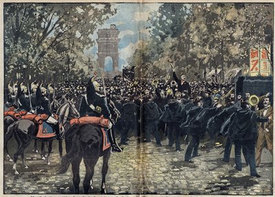 Dreyfus-fallet - Paris - 2 oktober av Unknown artist