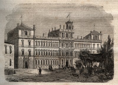 Ducal Palace of Modena på 1800-talet - Ducal Palace 1634 - Ducal Palace of Modene av Unknown artist