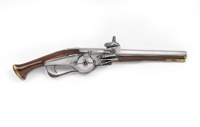 Holländsk eller tysk hjullåspistol, c.1630 (pistol, hjullås) av Unknown artist