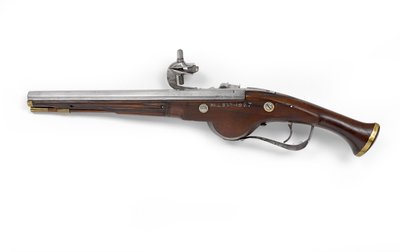 Holländsk eller tysk hjullåspistol, c.1630 (pistol, hjullås) av Unknown artist