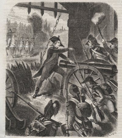 ENGELSK REVOLUTION. Desilles heroiska handling - Franska revolutionen: fallet med Nancy. Den 31 augusti 1790 inledde Marquis de Bouille (Francois Claude Amour du Chariol, Marquis de Bouille) (1739-1800) ett förtryck mot soldaterna från garnisonen i Na av Unknown artist