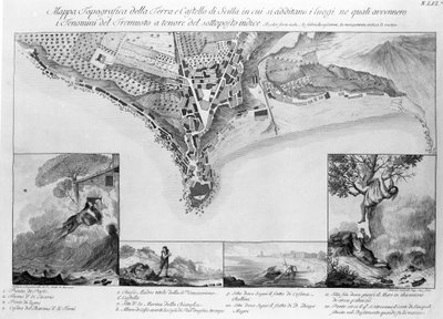 Jordbävning som ägde rum i Scilla (Italien) 1783. av Unknown artist