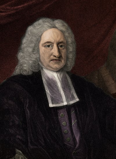 Edmond (Edmund) Halley av Unknown artist