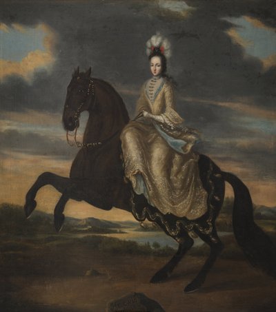 Edwige Sophie de Suede - Porträtt av hertiginnan Hedvig Sophia av Holstein-Gottorp (1681-1708), Sveriges drottning, anonym . Olja på duk av Unknown artist