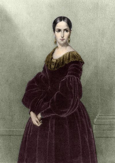 Elisabeth Rachel Félix, känd som Mademoiselle Rachel (1821-1858), fransk tragedian. av Unknown artist