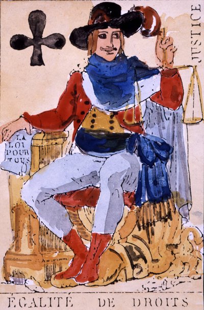 Lika rättigheter - revolutionerande spelkort av Unknown artist