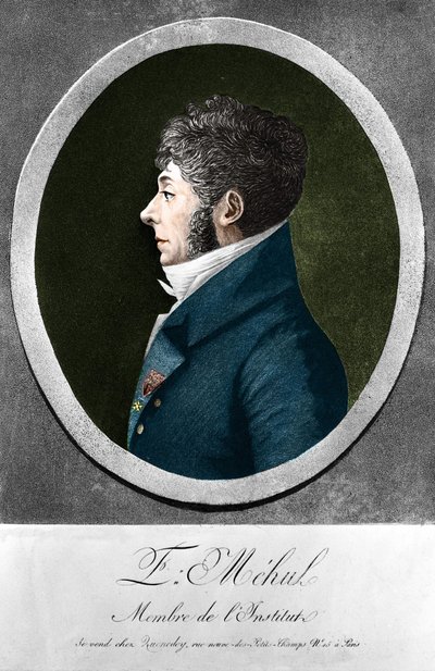 Etienne Mehul, fransk kompositör och organist (1763-1817). av Unknown artist