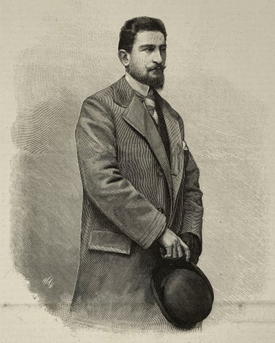 Eugenio Ruspoli (1866-1893), italiensk upptäcktsresande, fotografi av Angiolini från L