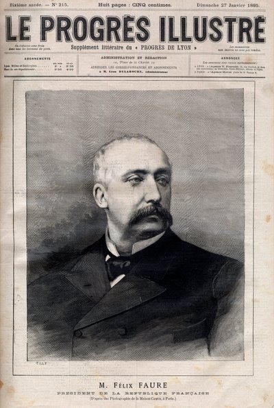 Felix Faure, Frankrikes president av Unknown artist