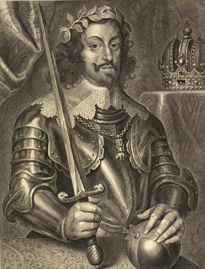Ferdinand III, helig romersk kejsare - Ferdinand III av Habsburg 1608-1657 - gravyr 1600-talet av Unknown artist