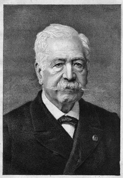 Ferdinand de Lesseps (1805-1894), fransk diplomat och administratör. av Unknown artist
