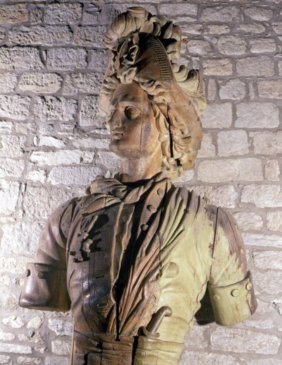 Figur av 1600-tals privatbåge bevarad på Museum of Saint Malo. av Unknown artist