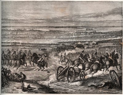 Första koalitionen: Slaget vid La Favorite (Italien), januari 1797, mellan Napoleons franska trupper och den österrikiska armén under det första italienska fälttåget (1796-1797) - Slaget vid La Favorite, Italien, 25 Nivose, år 5 (januari) 1797). En förlovn av Unknown artist
