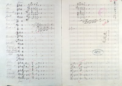 Första sidan av Capriccio brilliant på temat Jota Aragonese”” (spansk uvertyr nr 1) av Mikhail Glinka av Unknown artist