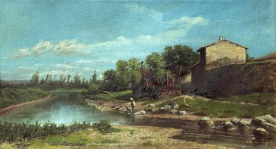 Fisherman (tempera på panel) av Unknown artist