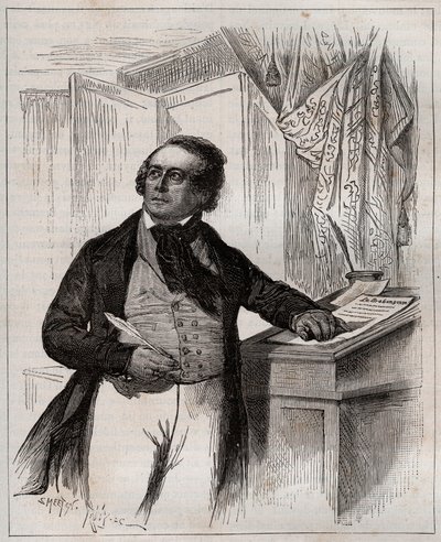 Francois Van Campenhout 1779-1848 - Belgisk operasångare, dirigent och kompositör. av Unknown artist