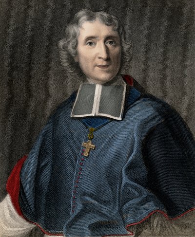Francois de Pons de Salignac de La Mothe-Fenelon (Mothe Fenelon) 1651-1715 - gravyr - 1800-talet av Unknown artist