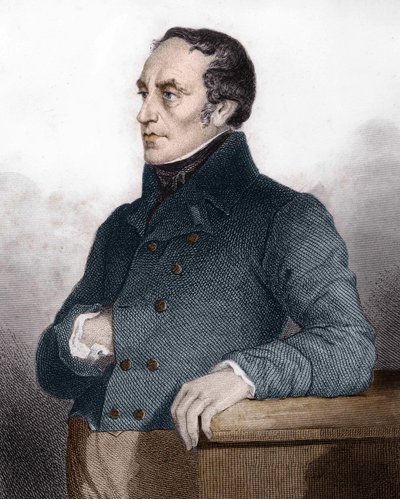 François Guizot (1787 - 1874), fransk politiker och historiker - gravyr i historien om Louis Philippes politiska och privata liv av Unknown artist