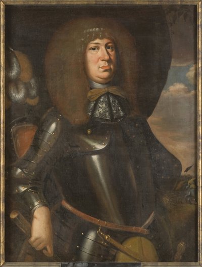 Frederic II de Hesse Hombourg - Porträtt av Landgrave Frederick II av Hesse-Homburg (1633-1708), Anonym . Olja på duk, 1600-talets andra hälft.. Mått: 107,5x83,5 cm. Nationalmuseum Stockholm av Unknown artist