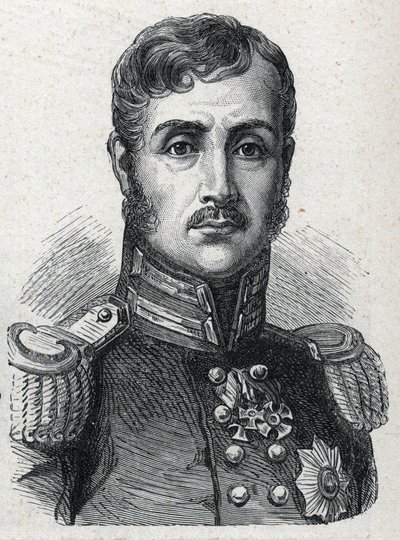 Fredrik Vilhelm III av Preussen - Porträtt av Fredrik Vilhelm III av Preussen (1770-1840) Kung av Preussen av Unknown artist