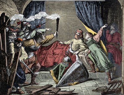 Friedrich Barbarossa vid Susa - kejsar Frederic Barberousse (Frederik I av Hohenstaufen av Unknown artist
