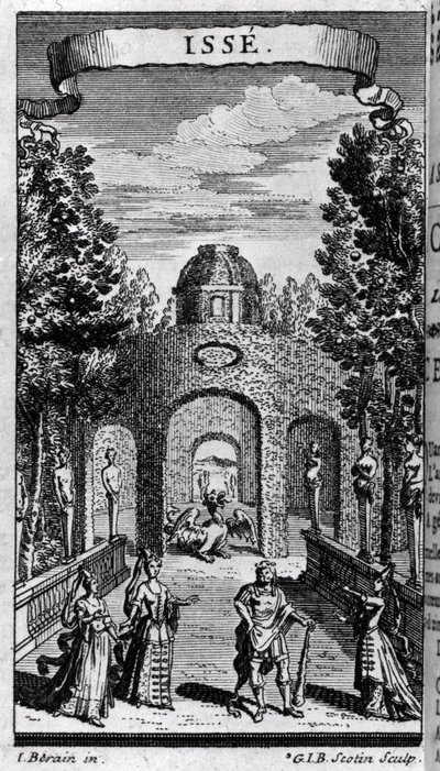 Frontispice av "" ISSE "" heroisk pastoral, tre akter och prolog av Unknown artist