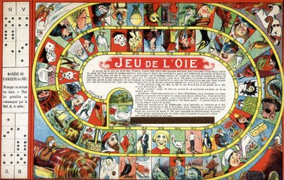 Gåsens spel. 1800-talet. av Unknown artist
