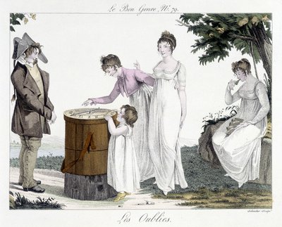 Game: the "Forget" - i "" the Good-genren", n¡79, tidigt 1800-tal av Unknown artist