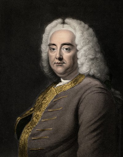 George Frideric Handel (George Frederick Handel, Georg Friedrich Handel) av Unknown artist