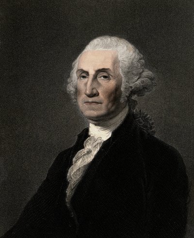 George Washington 1732-1799 - gravyr - 1800-talet av Unknown artist