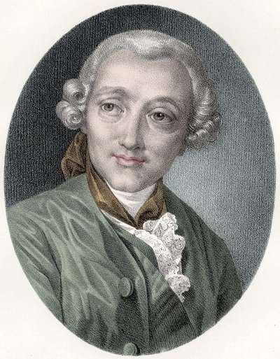 Germain Soufflot (1713-1780), fransk arkitekt av Unknown artist