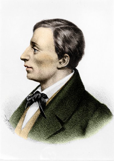 Giacomo Leopardi (1798–1837) av Unknown artist