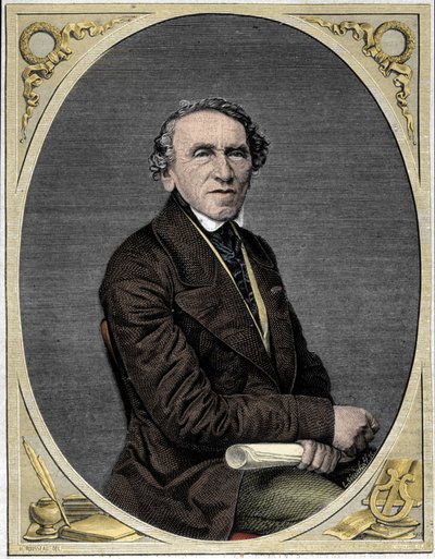 Giacomo Meyerbeer (1791-1864), tysk kompositör. av Unknown artist