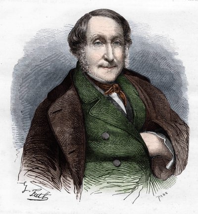 Gioacchino Rossini (1792-1868), italiensk kompositör av Unknown artist
