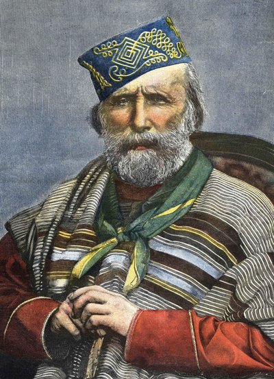 Giuseppe Garibaldi (1807 - 1882) av Unknown artist