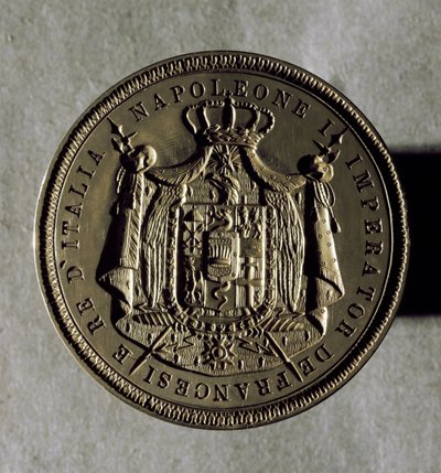 Gyllene sigill för kungariket Italien vid Napoleon I:s tid av Unknown artist