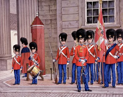 Det danska gardets grenadjärer av Unknown artist