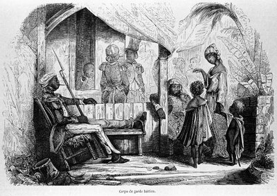 Haitiska revolutionen (1791-1803): Revolutionsgardet. av Unknown artist