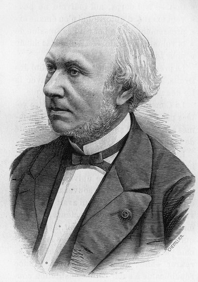 Henri Wallon (1812 - 1904), fransk historiker och politiker. av Unknown artist
